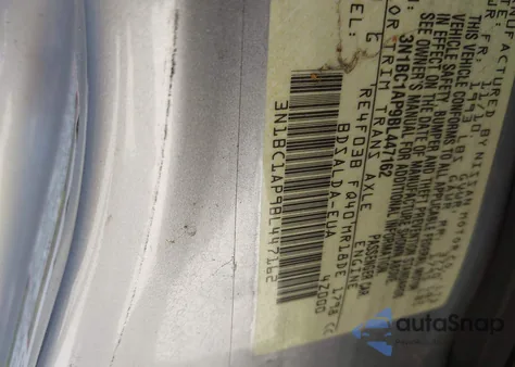 2011 Nissan Versa 1.8S from USA, damaged, VIN 3N1BC1AP9BL447162